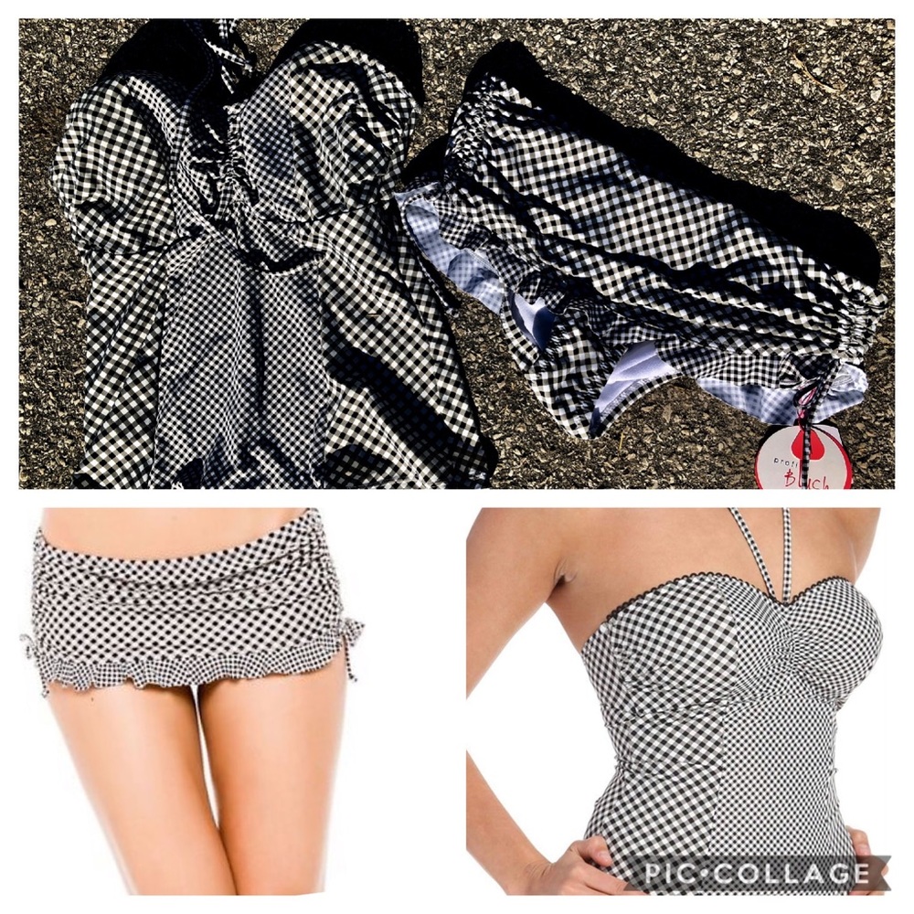 NWT Gottex Swim Suit size Medium with D cup top